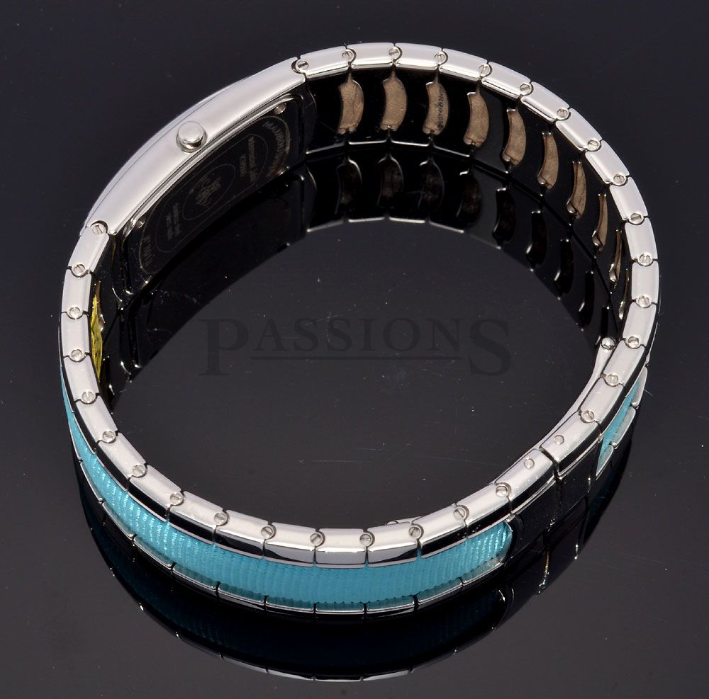 Mauboussin "Lady M" Maxi, in Steel with Diamonds - Image 7