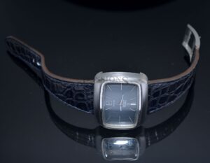 C.1970s Omega 37mm DeVille 156.0002 ST Blue dial automatic date in Steel - Image 9