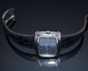C.1970s Omega 37mm DeVille 156.0002 ST Blue dial automatic date in Steel - Image 8