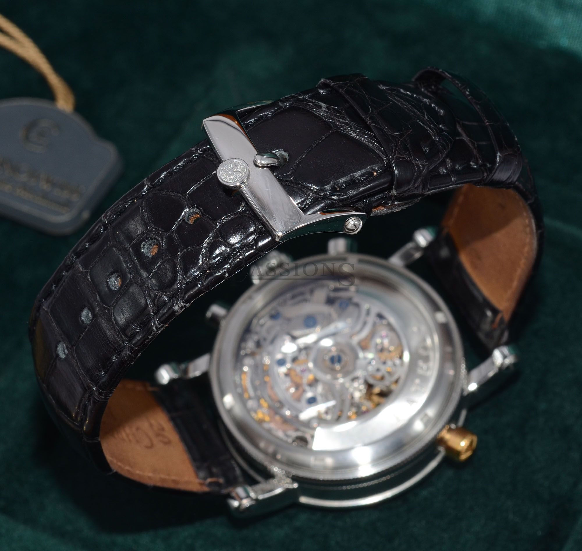2012 Chronoswiss 38mm Pathos Skeleton Split-Seconds Chronograph CH7323 S automatic in Steel - Image 6